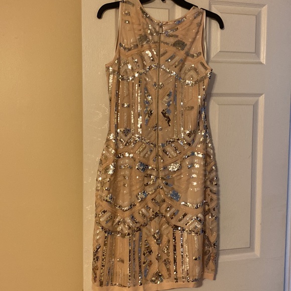 Vince Camuto Blush Sequin Dress - Picture 2 of 2